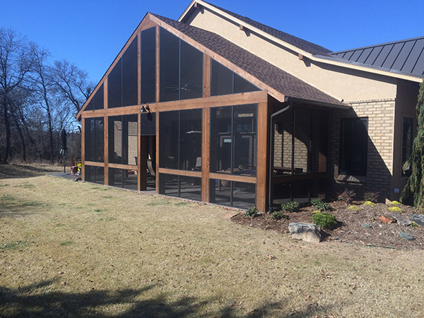 Southwest builder glass finisher entrance to view sunlight