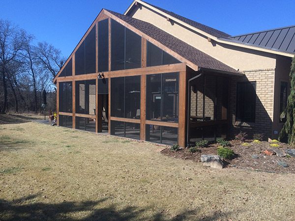 Southwest builder glass finisher entrance to view sunlight