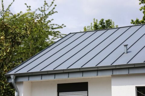 A Modern Home Having Energy-Efficient Metal Roofing