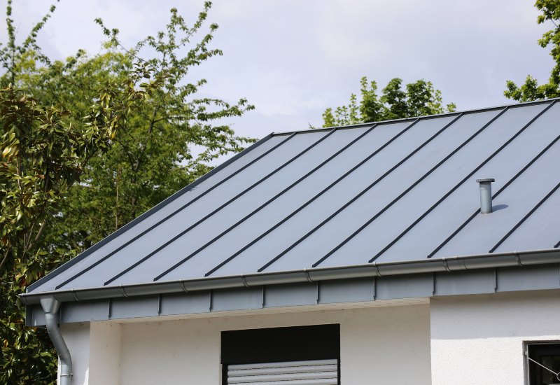 A Modern Home Having Energy-Efficient Metal Roofing